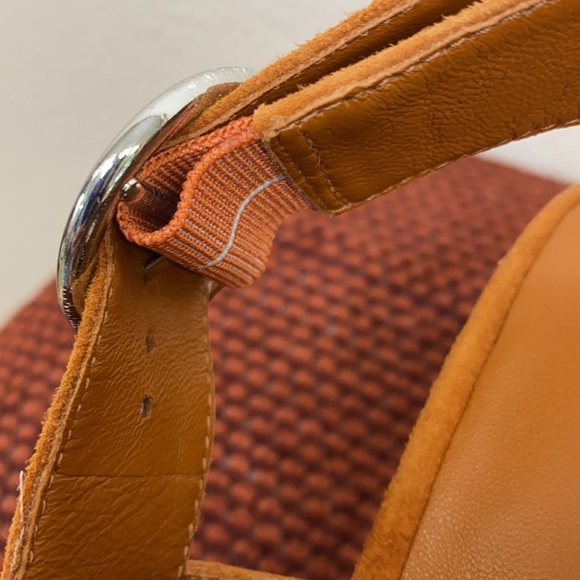 Via Spiga Evelyne Suede Block Heel Sandal NWOT 7 - Picture 8 of 10